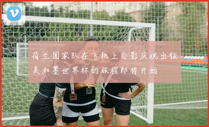 荷兰国家队在飞机上合影庆祝出征美加墨世界杯的旅程即将开始